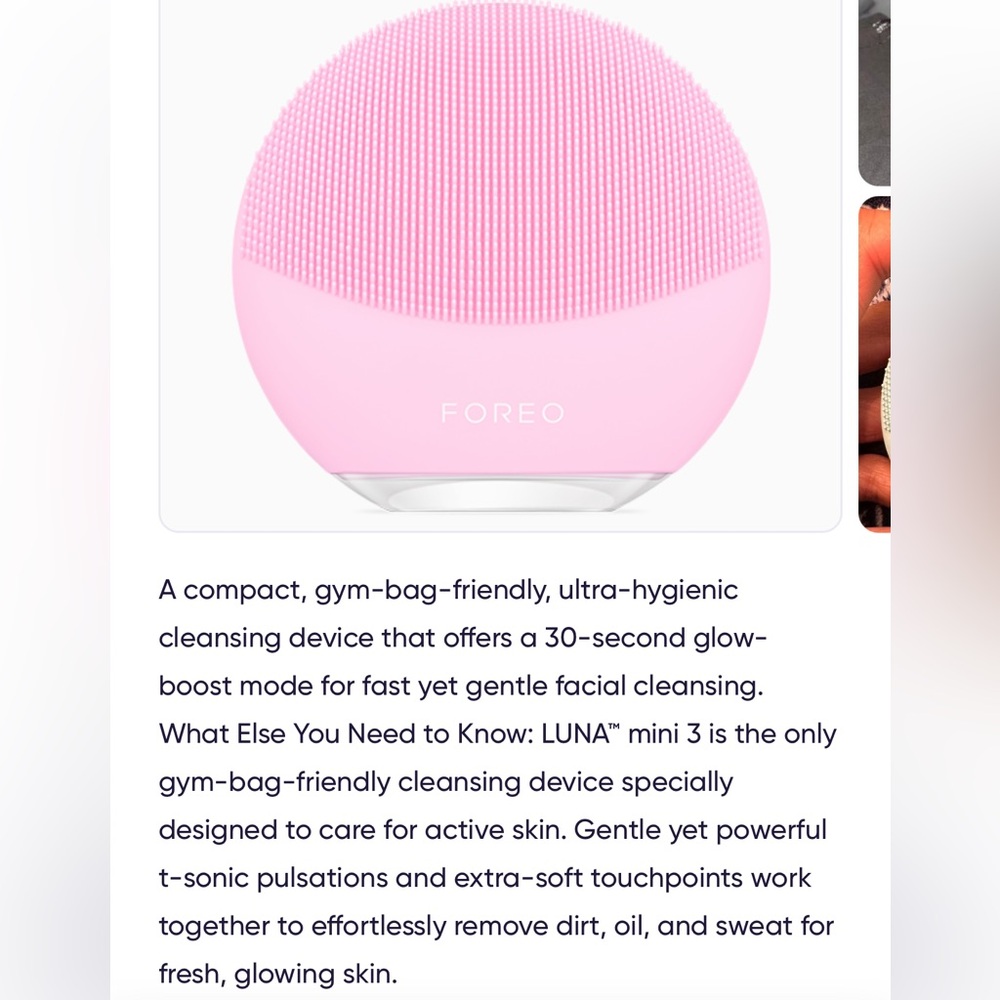Foreo Luna Mini 3 - face cleanser tool
